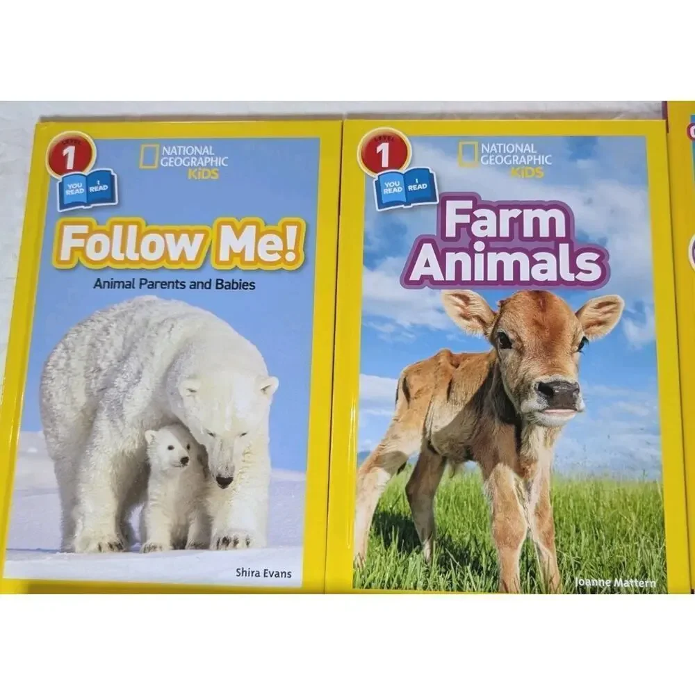 National Geographic Baby Animals Read To Explore Set Level 1 + Sticker Book